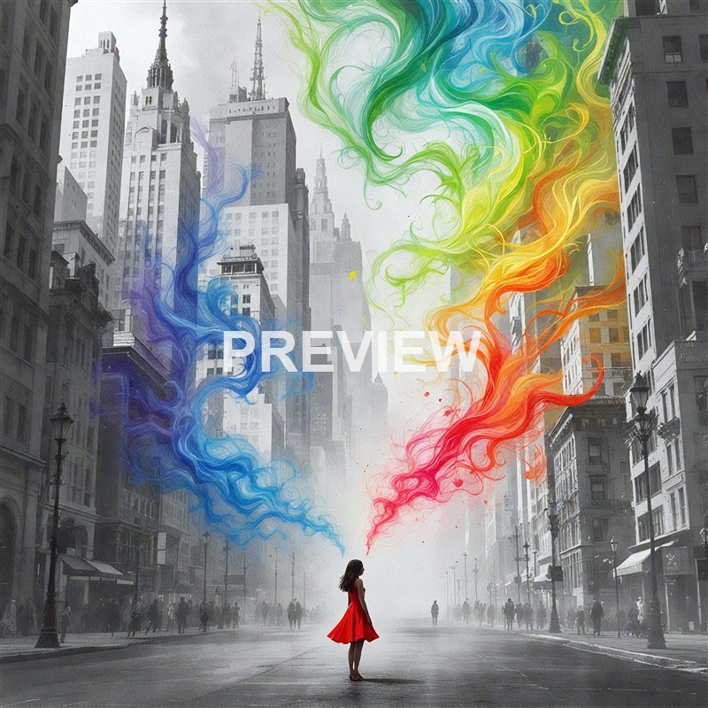 17420 - a-grayscale-city-with-one-girl-standing-in-color-as-t_00002__result